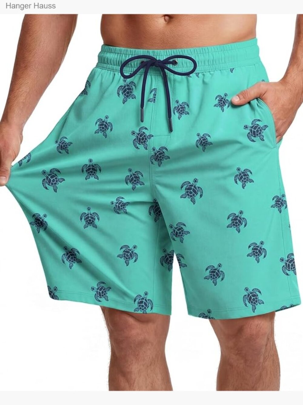 9 Inch Swim Trunks with Mesh Lining Quick Dry Drawstring Pockets for Beach